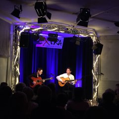 Ein Flamenco Gitarren Duo.